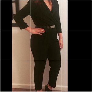 Banana republic tuxedo lined jumpsuit